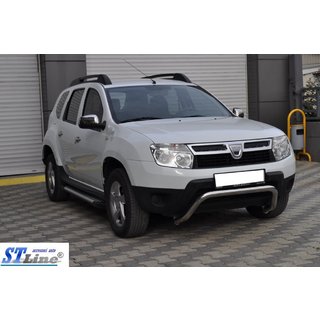 Voorbeschermbeugel ST011 (RVS) Dacia Duster 2008–2018 foto 3