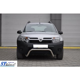 Voorbeschermbeugel ST011 (RVS) Dacia Duster 2008–2018 foto 4