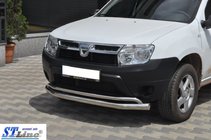 Renault Duster 2008–2017 Frontbescherming ST017 (RVS) foto 2