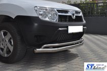 Renault Duster 2008–2017 Frontbescherming ST017 (RVS) foto 3