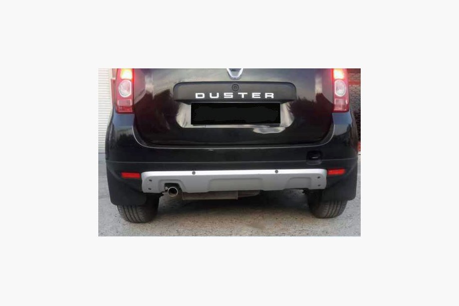 Dacia Duster 2008–2018 Achterbumper beschermlijst (ABS, grijs) Image