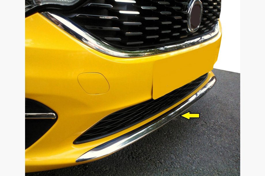 Fiat Tipo 2016– RVS sierlijst voor voorbumper Carmos (2016-2020) Image