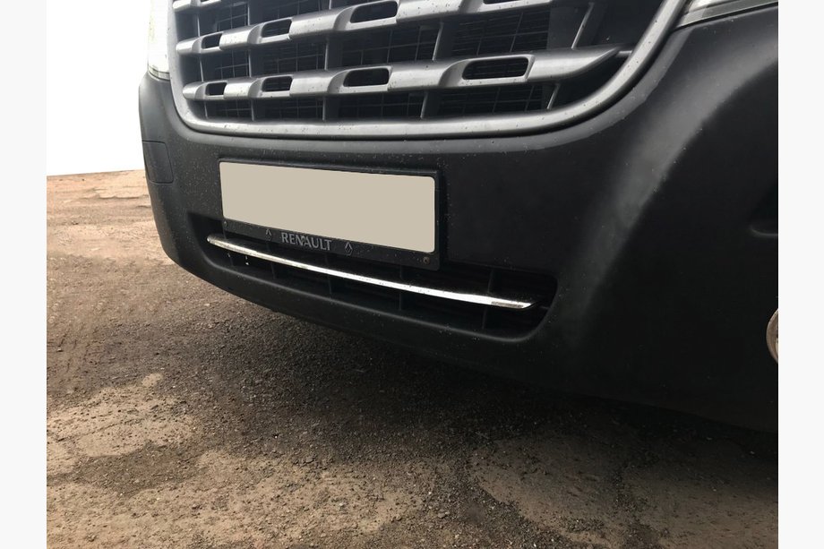 Renault Master 2011–2023 RVS bumperstrip Image