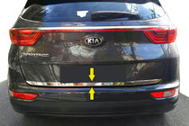 Kia Sportage 2015–2021 RVS sierlijst voor onderrand kofferbak foto 1