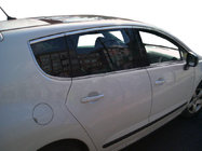 Peugeot 3008 2008–2016 Raamomlijsting (met achterste kwartierruit, 8 stuks, RVS) foto 1