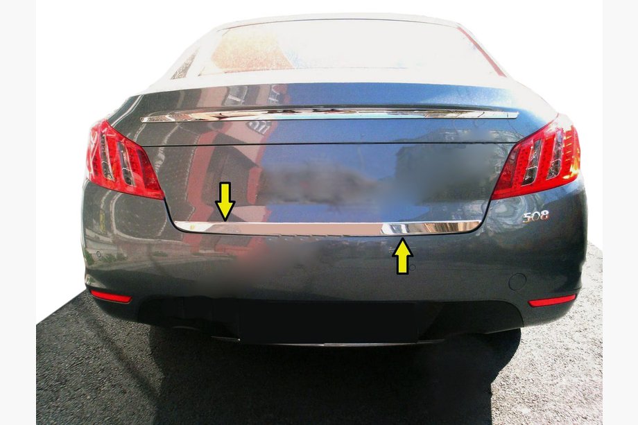 Peugeot 508 2010–2018 Kofferbakrand (RVS) Image