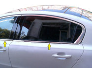 Peugeot 508 2010–2018 Onderste raamlijsten (Sedan, RVS) foto 1
