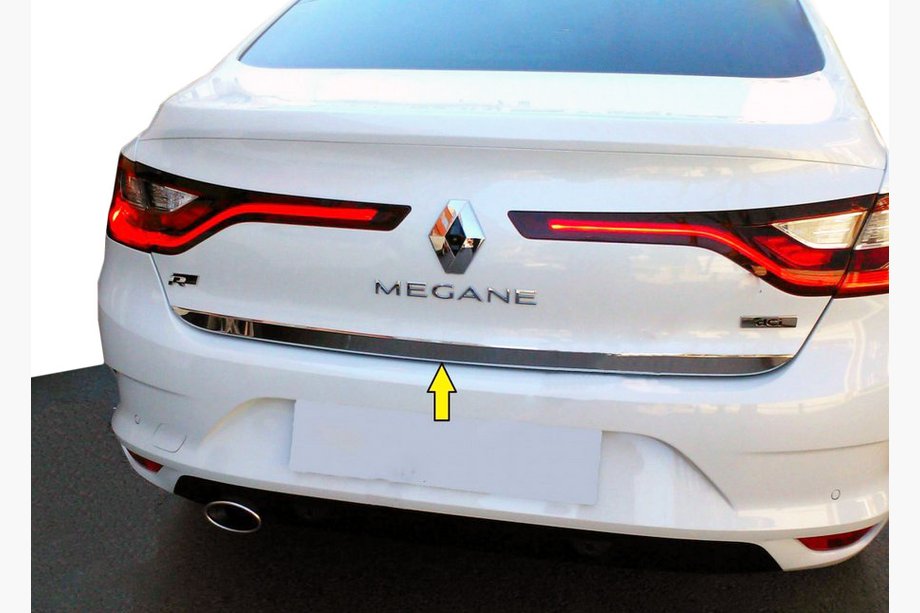 Renault Megane IV 2016–2025 Kofferbakrand (Sedan, RVS) Carmos - Turks staal Image