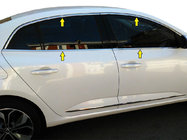 Renault Megane IV 2016–2025 Complete raamomlijsting (Sedan, 12 stuks, RVS) Carmos - Turks staal foto 2