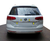 Volkswagen Passat B8 2015–2023 Sierlijst boven kentekenplaat SW (Carmos, RVS) foto 1