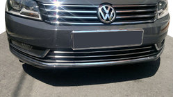 Volkswagen Passat B7 2012–2015 AFGEPRIJSD! Sierlijsten voor bumperrooster (RVS) foto 1