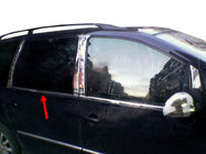 Seat Alhambra 1996–2010 Raamomlijsting (4-delig, RVS) Carmos - Turks staal foto 4