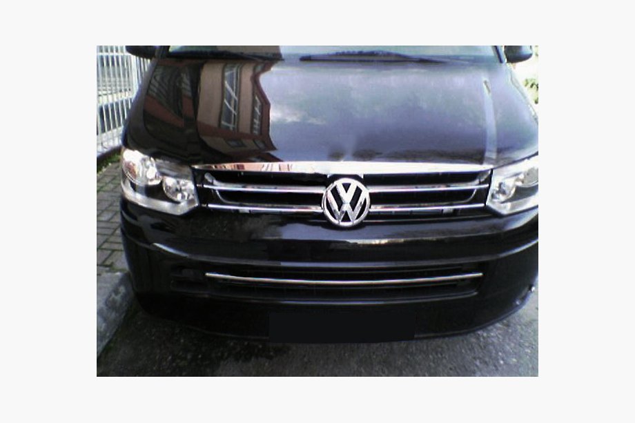 Volkswagen T5 2010–2015 RVS randbescherming voor motorkaprand Image