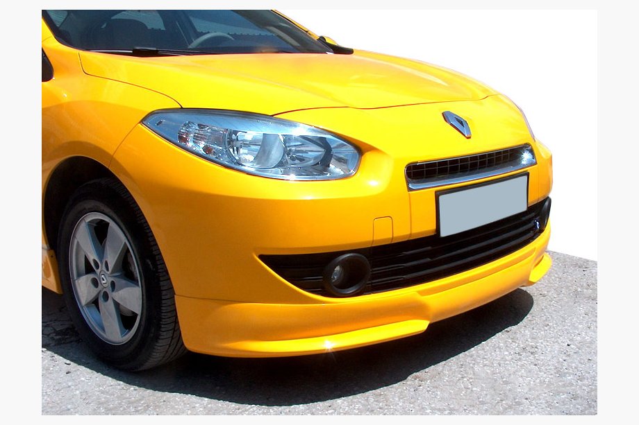 Renault Fluence 2009–2016 Voorbumper onderlip (spuitklaar) Image