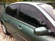 Renault Megane II 2004–2009 Buiten raamomlijsting set (4-delig, RVS) HB, OmsaLine - Italiaans roestvrij staal foto 2