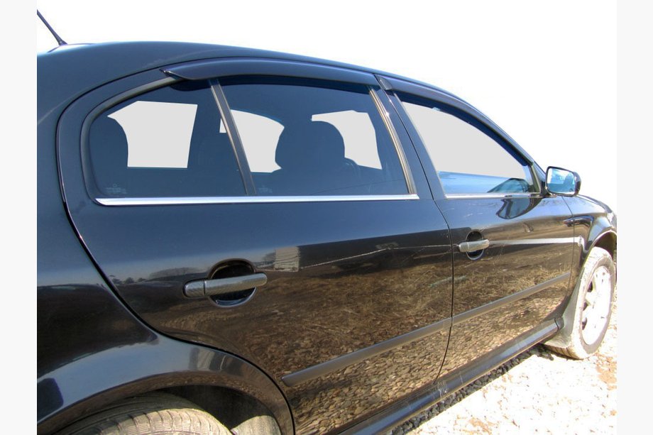 Skoda Octavia I Tour A4 1996–2010 Raamomlijsting (4-delig, RVS) Image