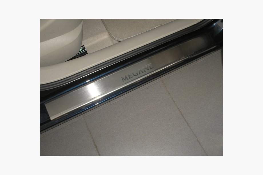 Renault Megane II 2004–2009 Nataniko RVS dorpellijsten (set van 4) Image