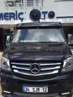 Mercedes Sprinter W906 2006–2018 Zonneklep voor voorruit op frame V1 (hoogglans zwart, 5 mm) foto 2