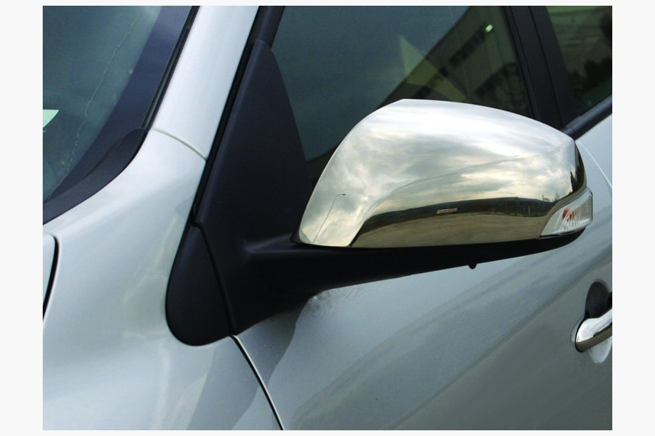 Renault Laguna 2007–2015 RVS spiegelkappen (2 stuks) OmsaLine - Italiaans roestvrij staal Image
