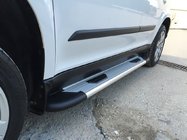 Volkswagen Amarok 2010–2022 Side steps Bosphorus grey OLD (2 st., aluminium) foto 2