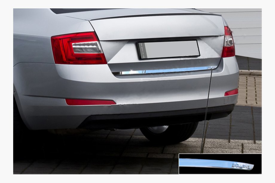 Skoda Octavia III A7 2013–2019 Kofferbakrand (RVS) Image