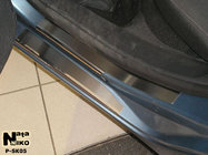 Skoda Octavia II A5 2010–2013 Nataniko instaplijsten (set van 8, RVS) Standaard - Lohmann-tape, 0,5 mm foto 2