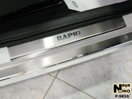 Skoda Rapid 2012–2019 Nataniko instaplijsten (set van 8, RVS) foto 2