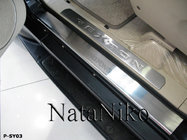 SsangYong Rexton I 2001–2017 Nataniko RVS dorpellijsten (set van 4) Standaard - Lohmann tape, 0,5 mm foto 2