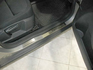 Skoda Yeti 2009–2017 Nataniko instaplijsten (6 stuks, RVS) Standaard - Lohmann-tape, 0,5 mm foto 1