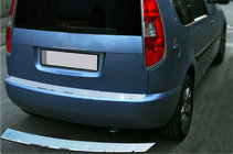 Skoda Roomster 2006–2015 RVS beschermplaat achterbumper foto 2