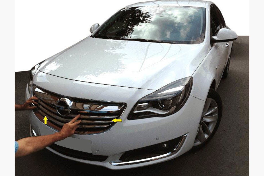 Opel Insignia 2008–2017 RVS grillelijsten Image