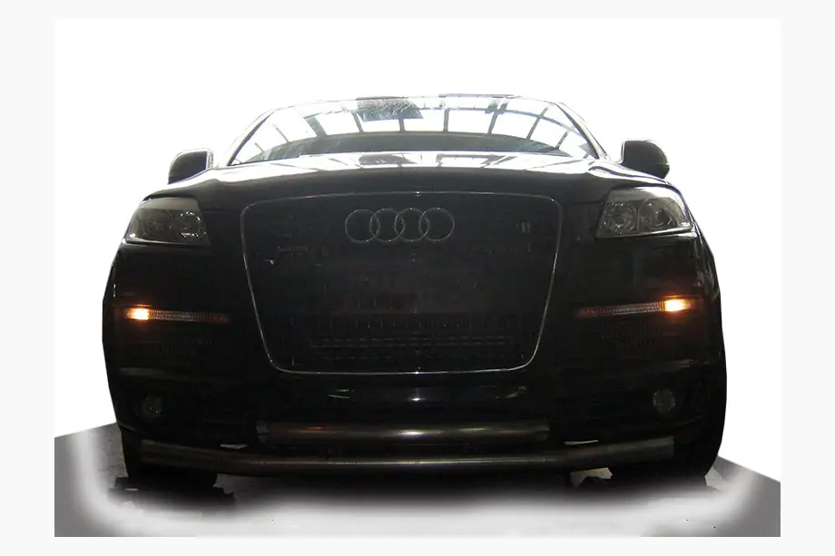 Audi Q7 2005–2015 Voorbeschermbeugel ST014 (RVS) Image