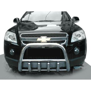 Voorste bullbar QT006 (RVS) Chevrolet Captiva 2006–2019 foto 2