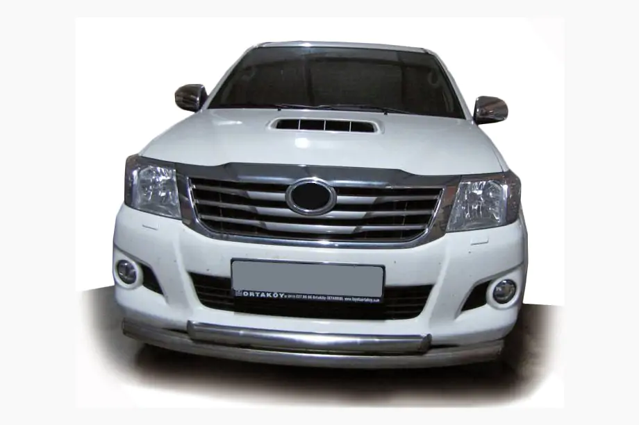 Toyota Hilux 2006–2015 Voorbescherming ST014-1 (RVS) Image