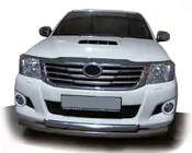 Toyota Hilux 2006–2015 Voorbescherming ST014-1 (RVS) foto 1