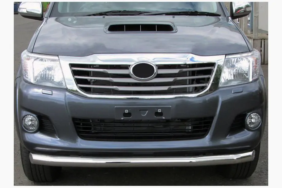 Toyota Hilux 2006–2015 Frontbescherming ST008 (RVS) Image