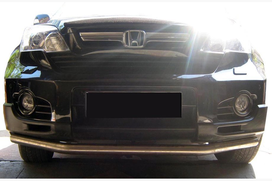 Honda CR-V 2007–2011 Frontbescherming ST008 (RVS) Image