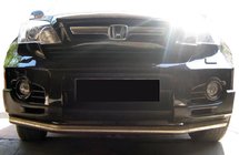 Honda CR-V 2007–2011 Frontbescherming ST008 (RVS) foto 1