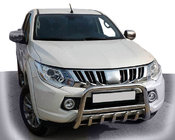 Mitsubishi L200 2015–2024 Bullbar WT003 (RVS) foto 1