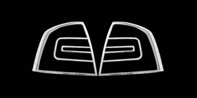 Skoda Octavia II A5 2006–2010 Achterlichtcovers (2 stuks, kunststof) foto 1