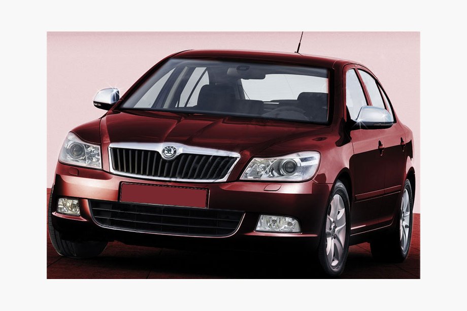 Skoda Octavia II A5 2010–2013 Chroom spiegelkappen (2 st., RVS) Image