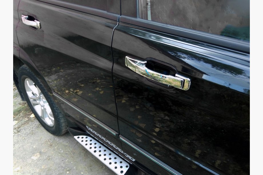 SsangYong Rexton I 2001–2017 Deurgreep covers met rand (4 stuks, kunststof) Image