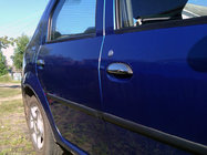 Renault Logan I 2005–2008 RVS chromen deurgreep afdekkappen (4 stuks) Carmos - Turks staal foto 1