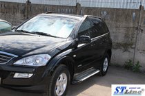SsangYong Kyron 2005–2014 Side steps King (2 st., aluminium) foto 3