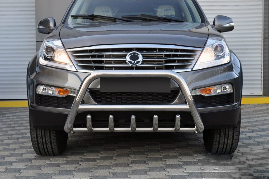 SsangYong Rexton I 2001–2017 Bullbar WT003 (RVS) Image