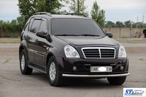 SsangYong Rexton I 2001–2017 Voorbumperbescherming ST008 (RVS) foto 2