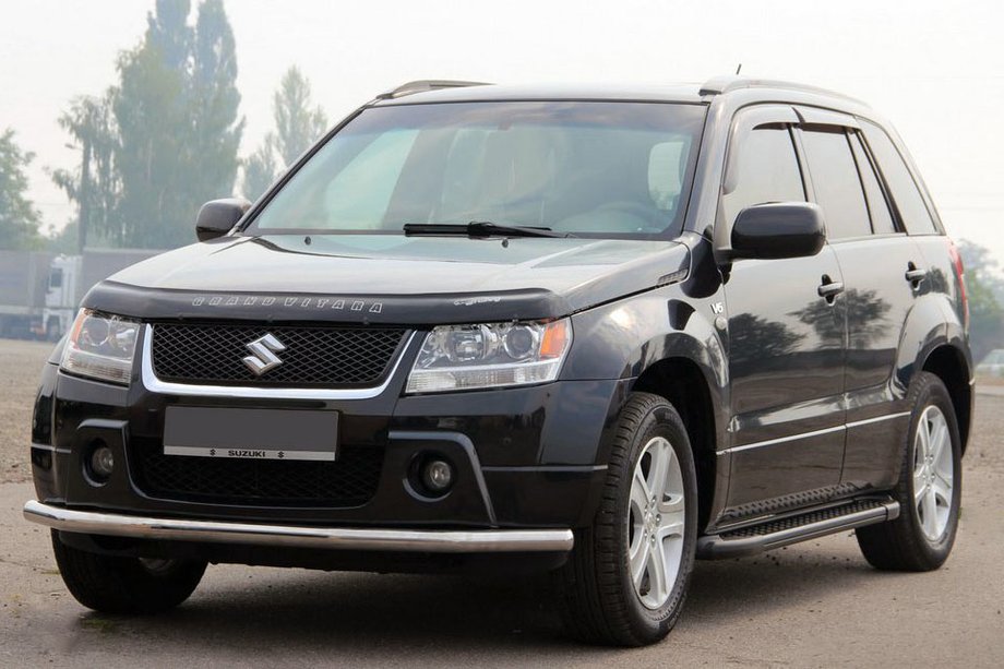 Suzuki Grand Vitara 2005–2017 Voorste beschermbeugel ST008 (RVS) Image