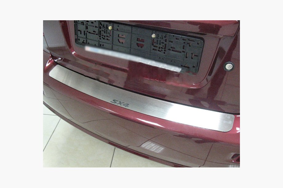 Suzuki SX4 2006–2013 Nataniko RVS achterbumper beschermlijst Image