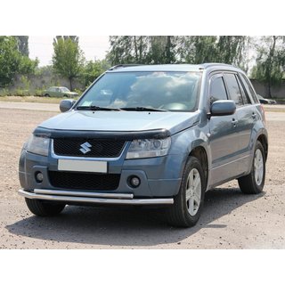Voorste dubbele bullbar 60/42 mm (RVS) Suzuki Grand Vitara 2005–2017 foto 1