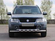 Suzuki Grand Vitara 2005–2017 Voorste bullbar ST015 (RVS) foto 1